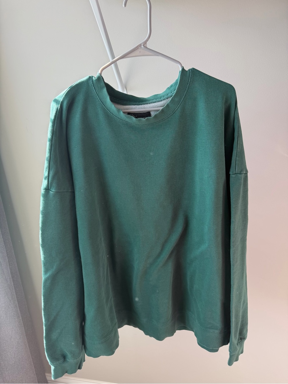 Original Use Men's XXL Green Oversized Crewneck Sweatshirt